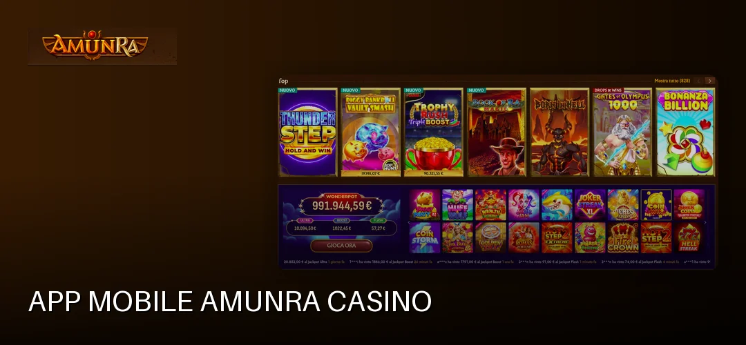 Amunra Casino promotional banner