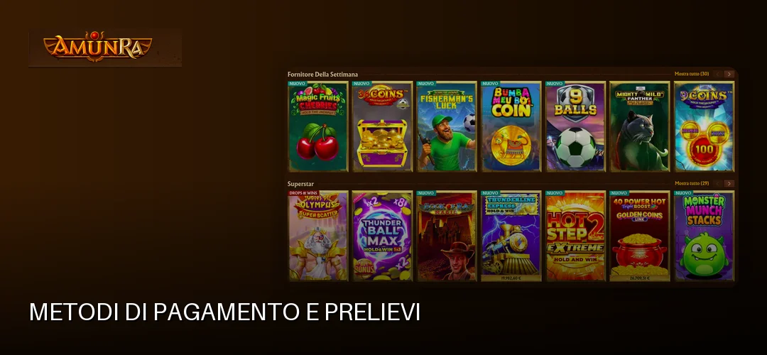 Amunra Casino promotional banner